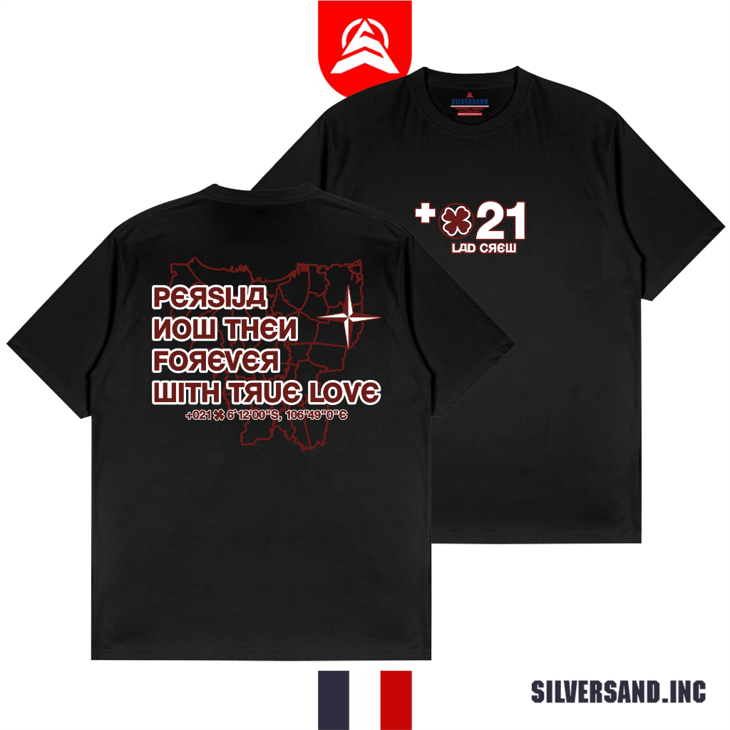 KATUN Silversand - Persija Now Then Forever With True Love เสื้อยืดสําหรับผู้ใหญ่ผู้ชายทําจากผ้าฝ้าย