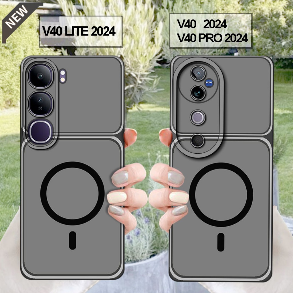 เคส VIVO V40 _เคส VIVO V40 PRO และเคส VIVO V40 LITE - เคสซิลิโคนสีดําสุดเท่ ยืดหยุ่น ใส