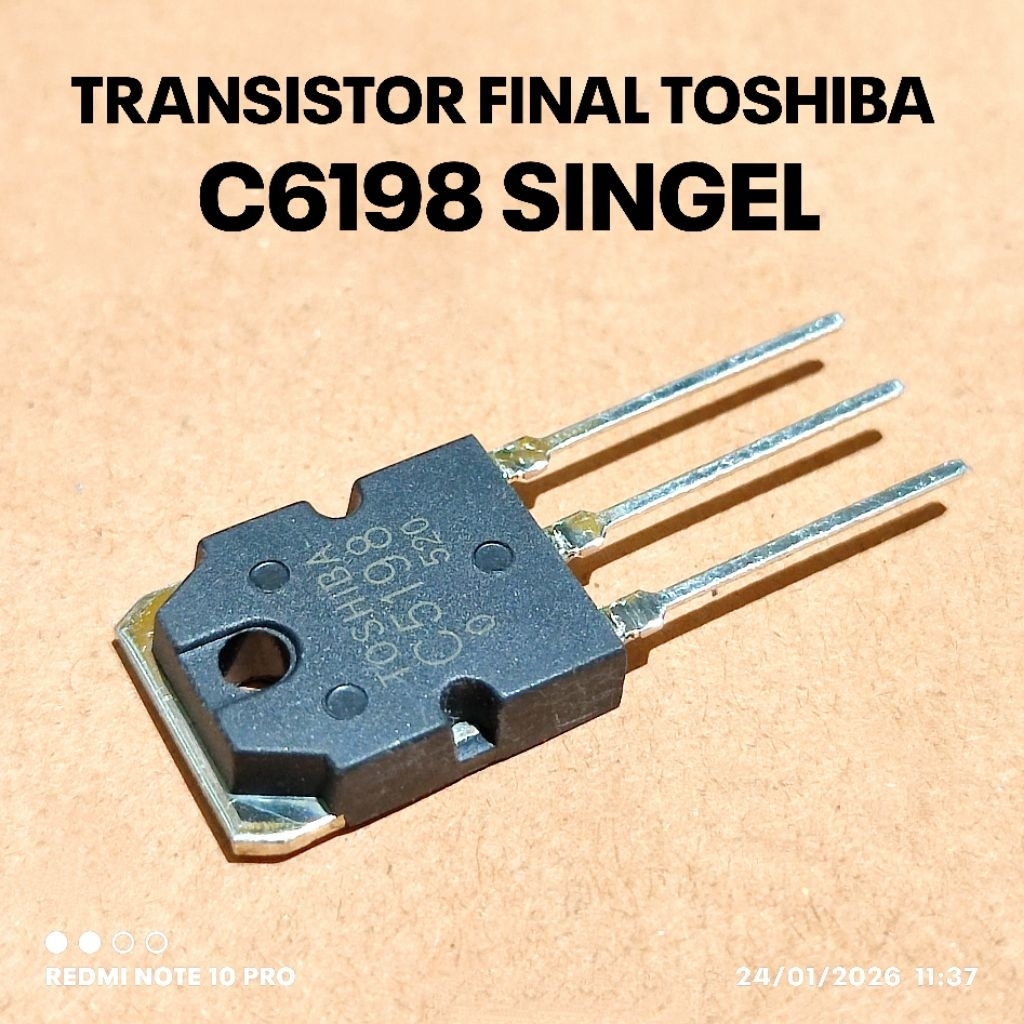 1 TOSHIBA ทรานซิสเตอร์ C5198 C 5198 ไม่มีชุด LASER RRT