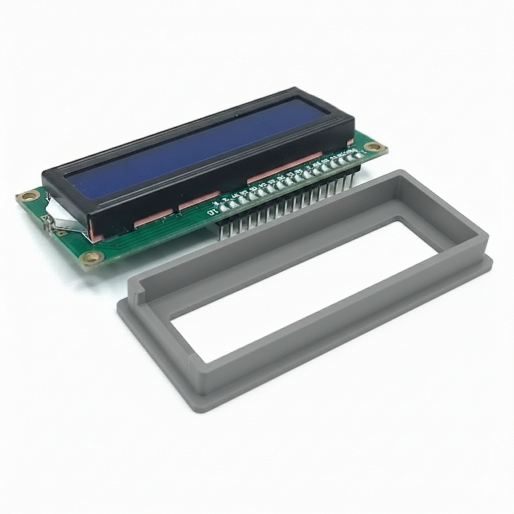 กรอบ LCD 16x2 Bezel Case Casing Holder BOX Panel 16 x 2 i2c Arduino