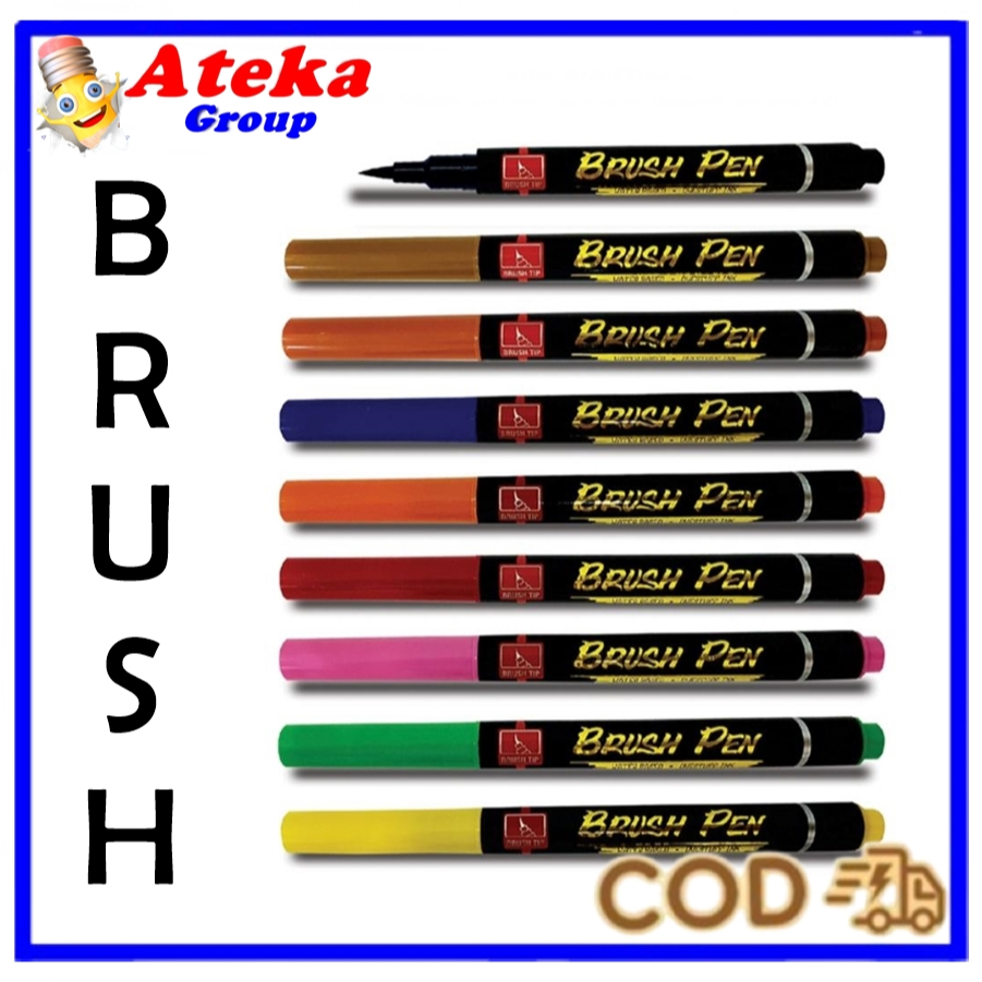 [1 ชิ้น] SNOWMAN BRUSH PEN CALLIGRAPHY PAINTING BRUSH PEN