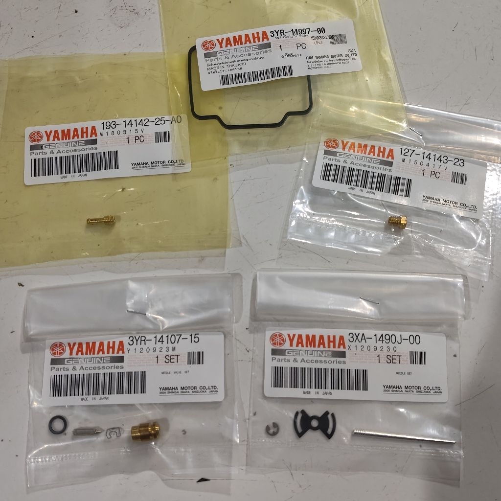 3XA-14140-21 Yamaha F1 F1Z F1ZR คาร์บูเรเตอร์ Reparkit original Thailand 3XA