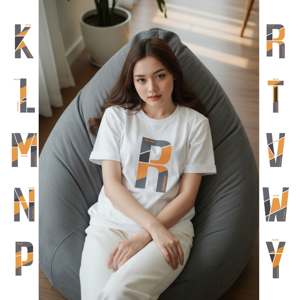 เสื้อยืดผู้ชายและผู้หญิง Okella ผ้าฝ้ายหวี 24s พิมพ์สกรีน DTF เกาหลี INK INK