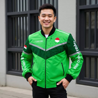 JAKEET DRIVER OJOL/JAKEET Hitam/JAKEET MURAH/JAKEET TERLARIS/JAKEET GB MODEL BOMBER/Jakethijau