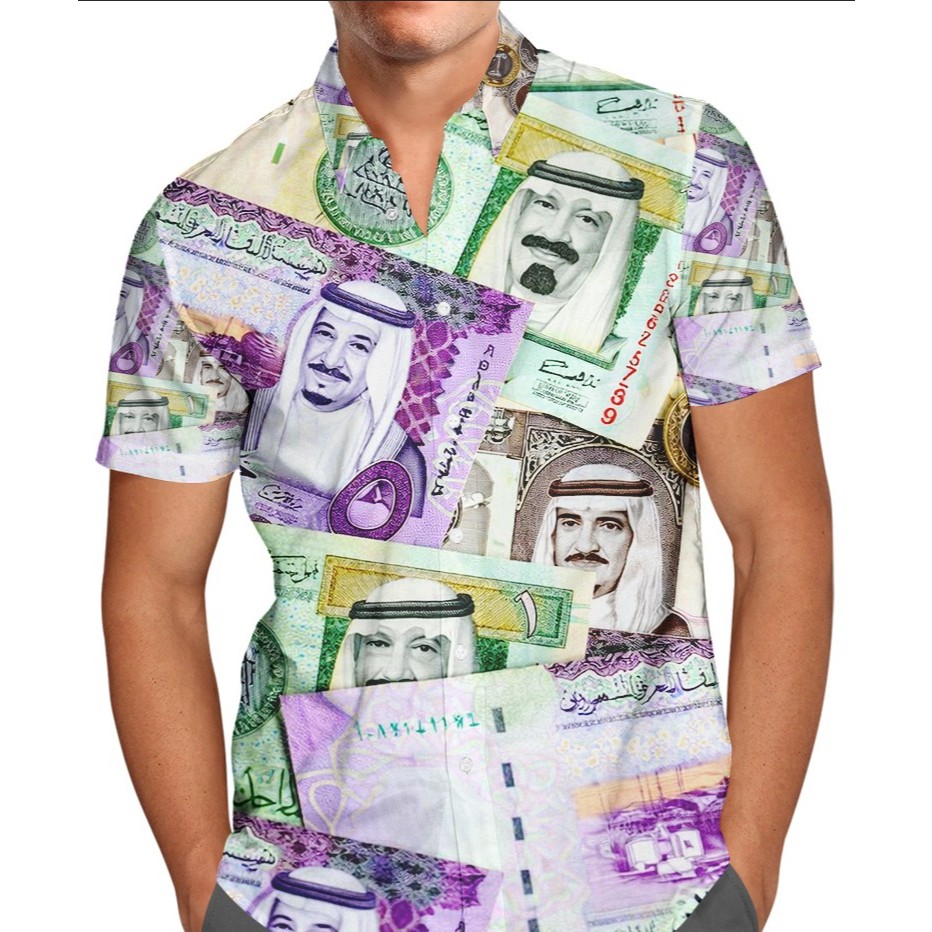 KEMEJA MATA Saudi Arabian Money Eye Shirt - Riyadh Money Eye Shirt - Riyadh เสื้อเงินอาหรับ