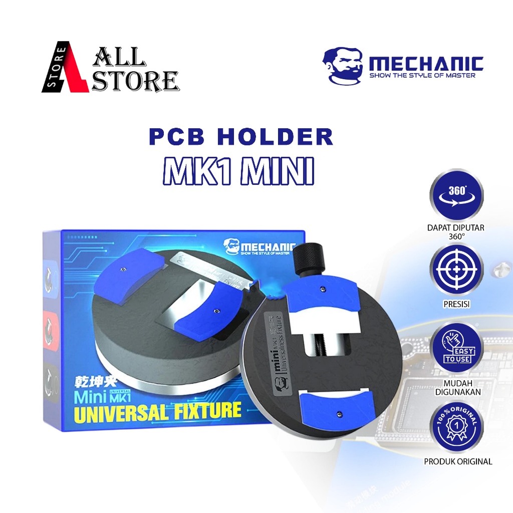 ช่าง MK1 MINI PCB HOLDER UNIVERSAL CLAMP FIXTURE ต้นฉบับ - ต้นฉบับ UNIVERSAL MECHANIC MK1 MINI PCB C