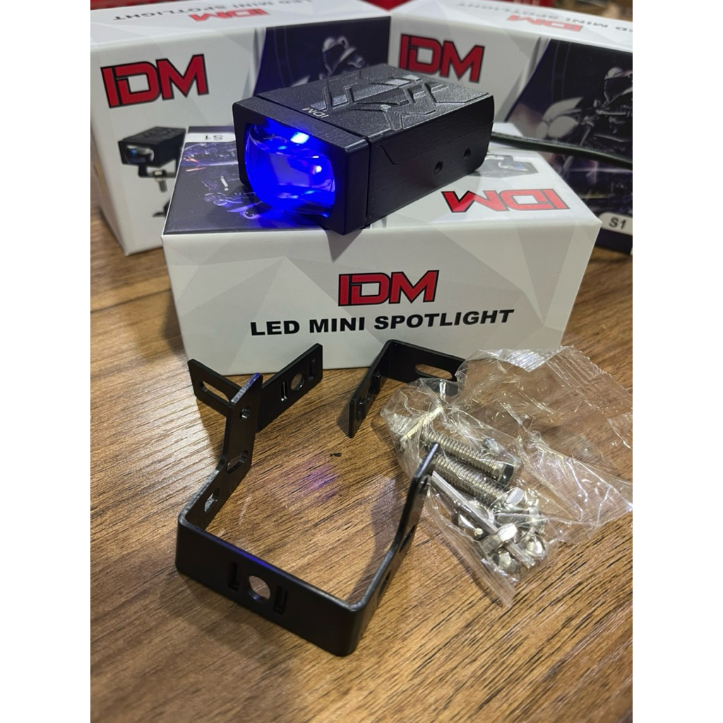 IDM Mini Bilding Blue Lens Spotlight