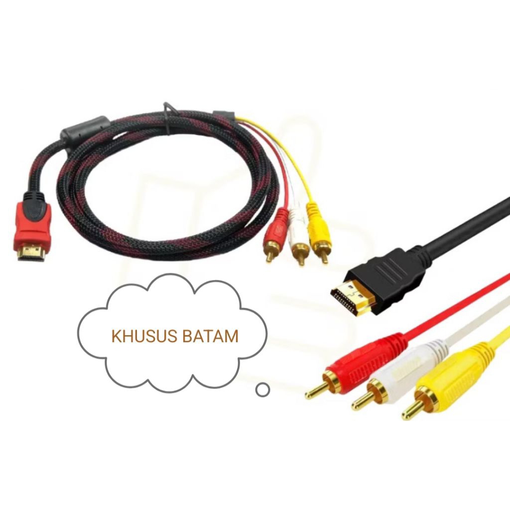 สาย HDMI TO 3 RCA 1.5M LENGTH