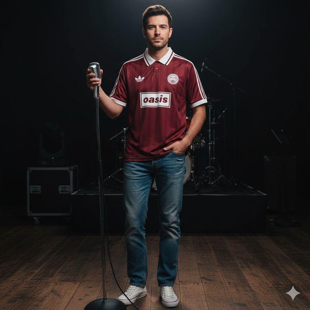 Oasis live 25 เสื้อ Maroon