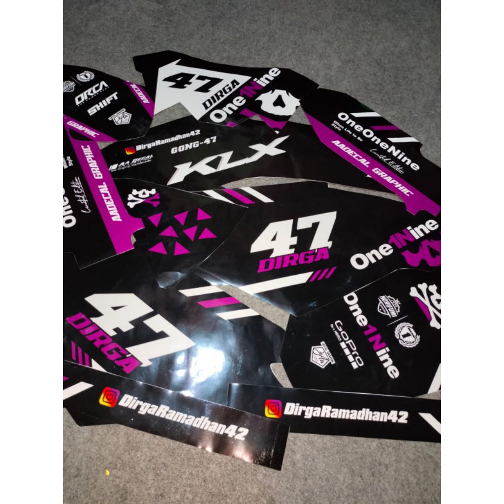 สติ๊กเกอร์เต็มตัว KLX, สติ๊กเกอร์พรีเมี่ยม KLX BF, ขอสติ๊กเกอร์ KLX BF 150 ได้