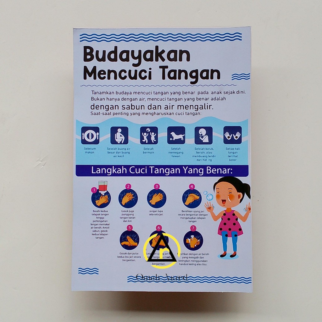 โปสเตอร์ Hand Wash Culture - Wash Your Hand - 7 Steps CTPS - สุขภาพ