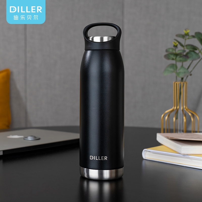 แก้วน้ําสแตนเลสขนาด 700 มล. Diller Sus304 ทนความร้อนและเย็น