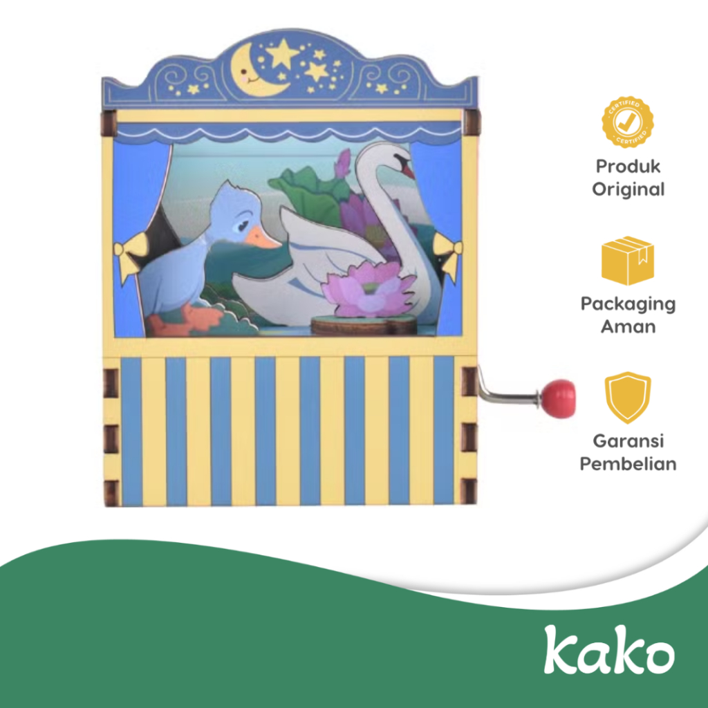 Kako Music Box Black Swan - Handcrank Wmb-89