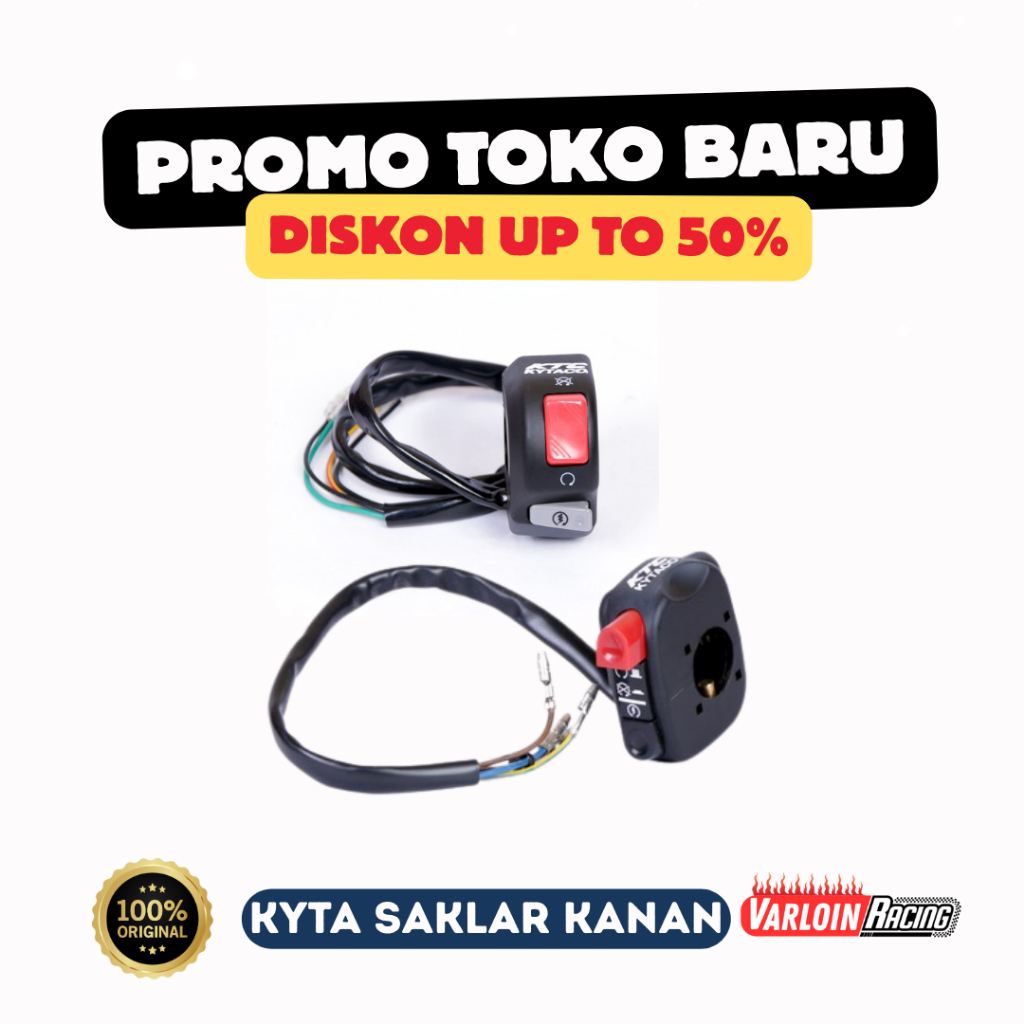 KYTA SWITCH + STARTER ON/OFF SE-102 | SOO-117 | เครื่องยนต์เปิด/ปิด OO-118 | สวิตช์ UNIVERSAL RIGHT