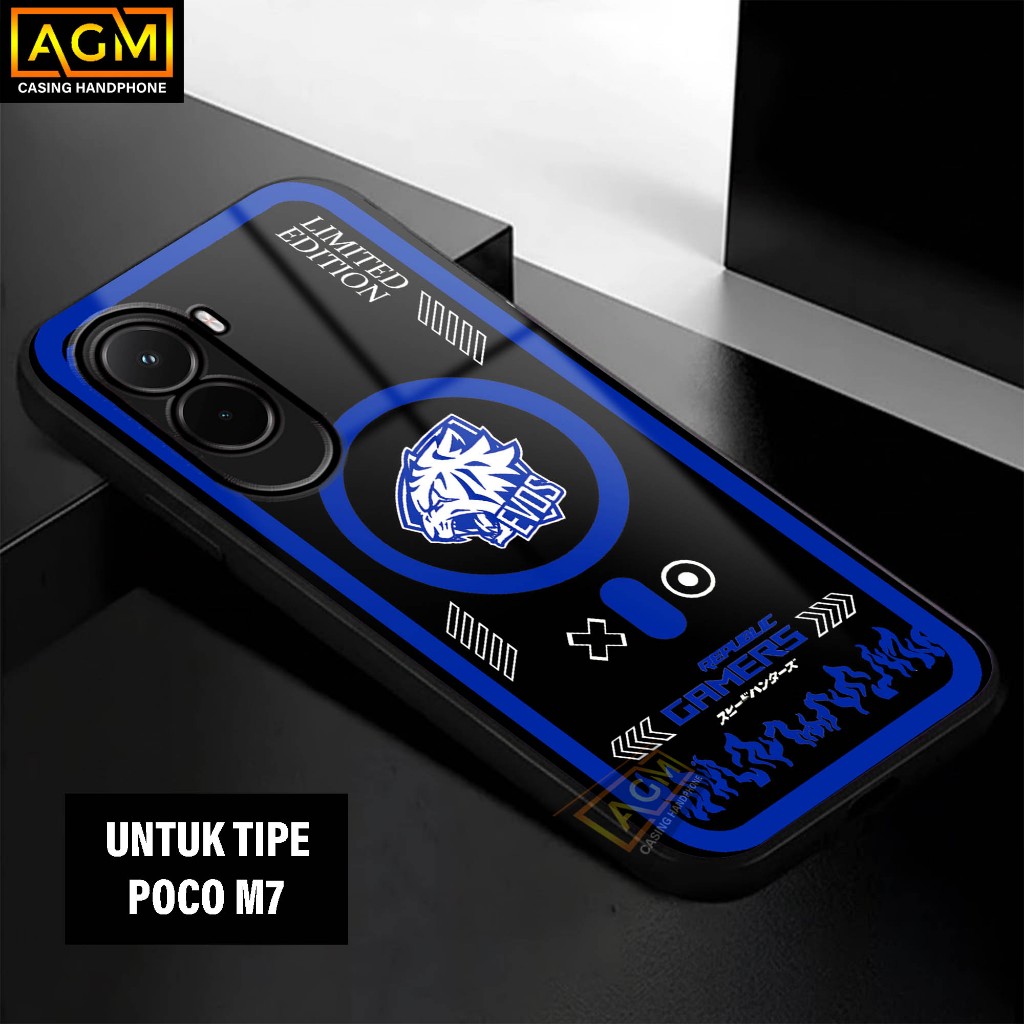เคส Xiaomi Poco M7 - เคส Softcase Glossy ใหม่ Hp Poco M7 [EVOS Motif] - เคส AGM เคสกระจก softcase ha