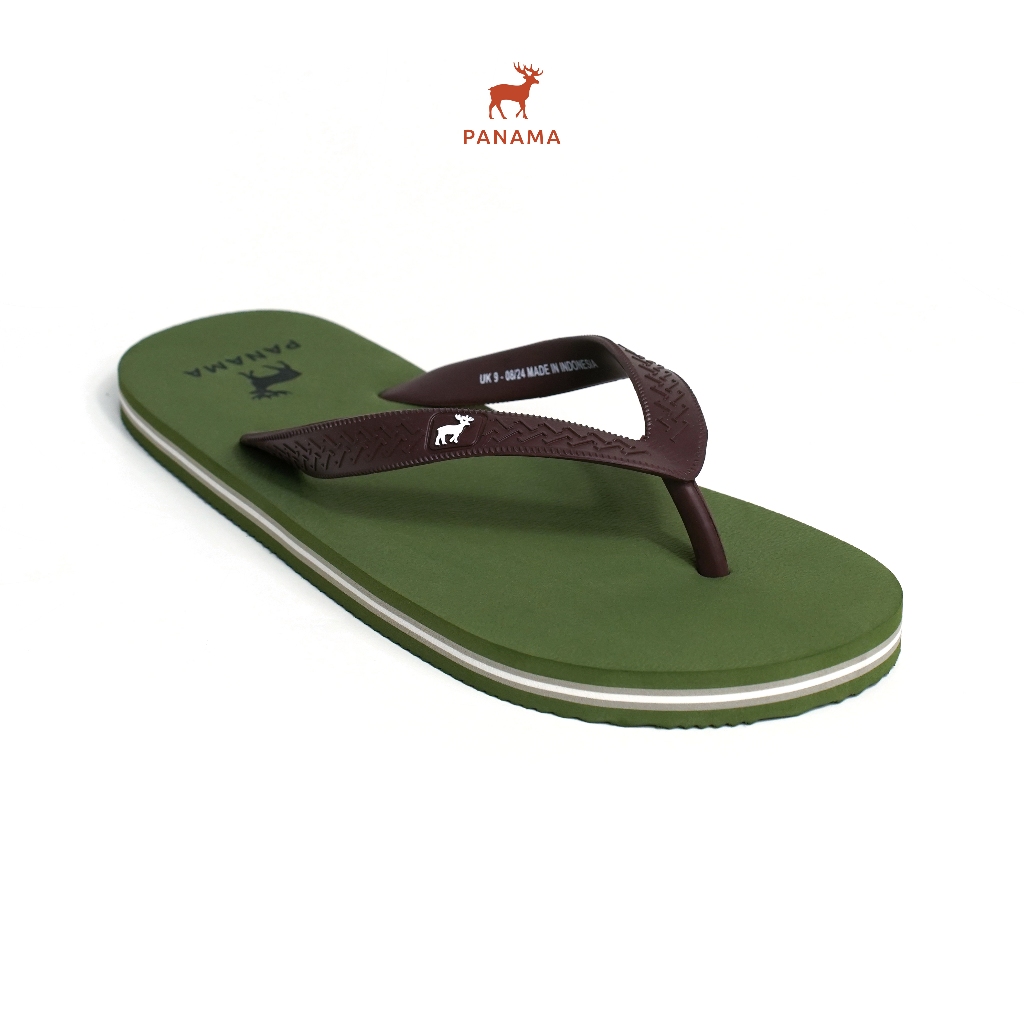 HIJAU Poon Classic Men CM29 Tree / Oak - รองเท้าแตะผู้ชาย สีเขียว