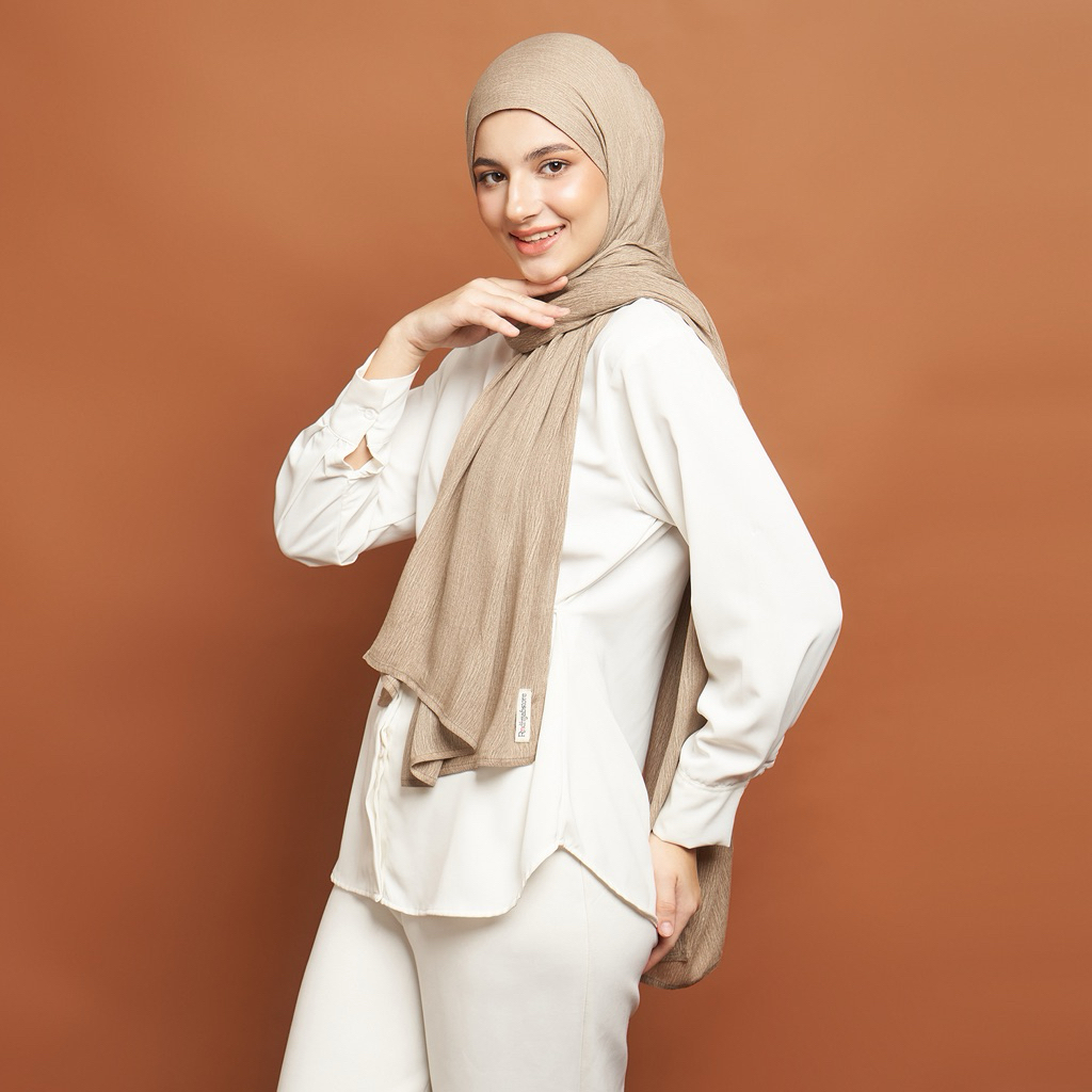 Pashmina Textured - Hijab Pashmina ลาย้เหนียว Hightlight Textured By Rndhijabstore