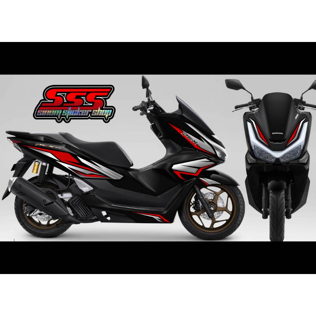 สติ๊กเกอร์รูปลอก Striping PCX 160 รายการกราฟิกมอเตอร์ PCX160