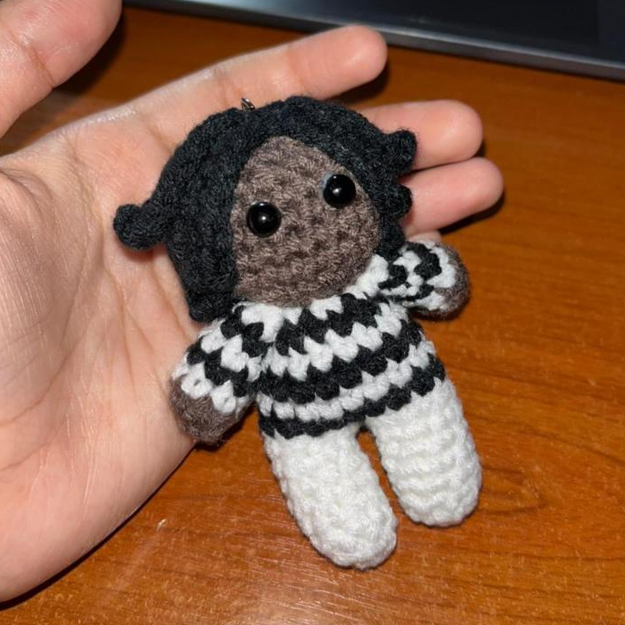 GANTUNGAN SHAAN - พวงกุญแจ / พวงกุญแจ Daniel Caesar Amigurumi / ตุ๊กตา / ถัก / โครเชต์ / ทําด้วยมือ