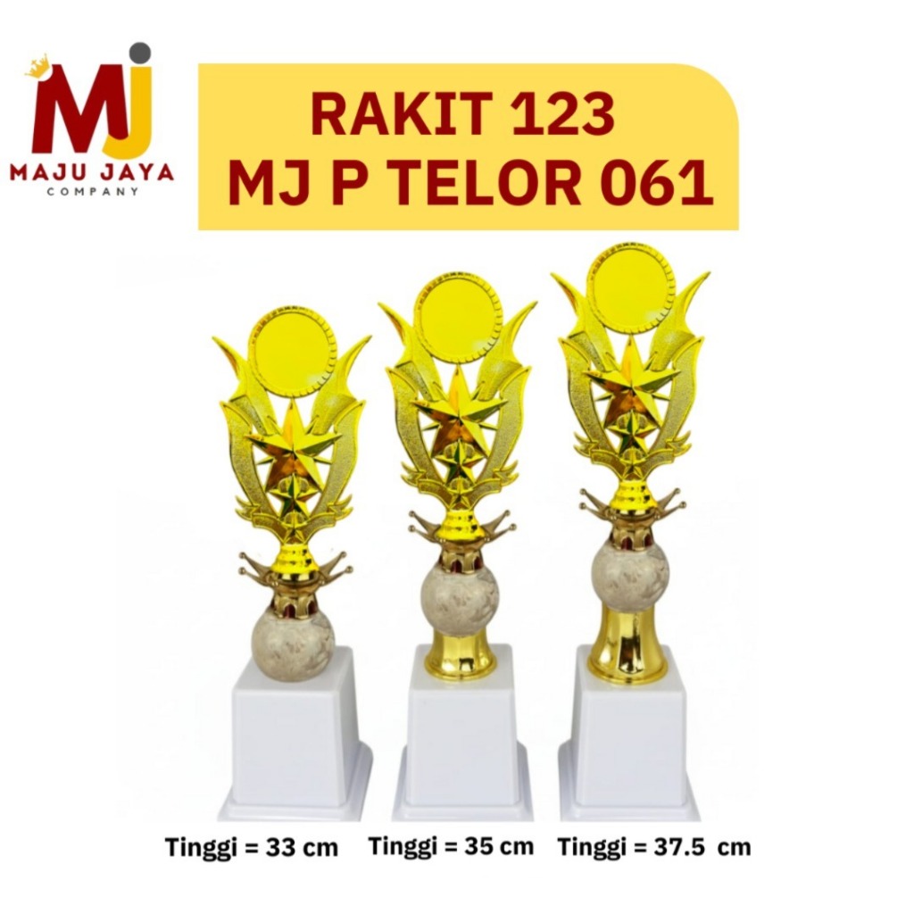 ชุดถ้วยหินอ่อน 1st-2nd-3rd Place สีขาว