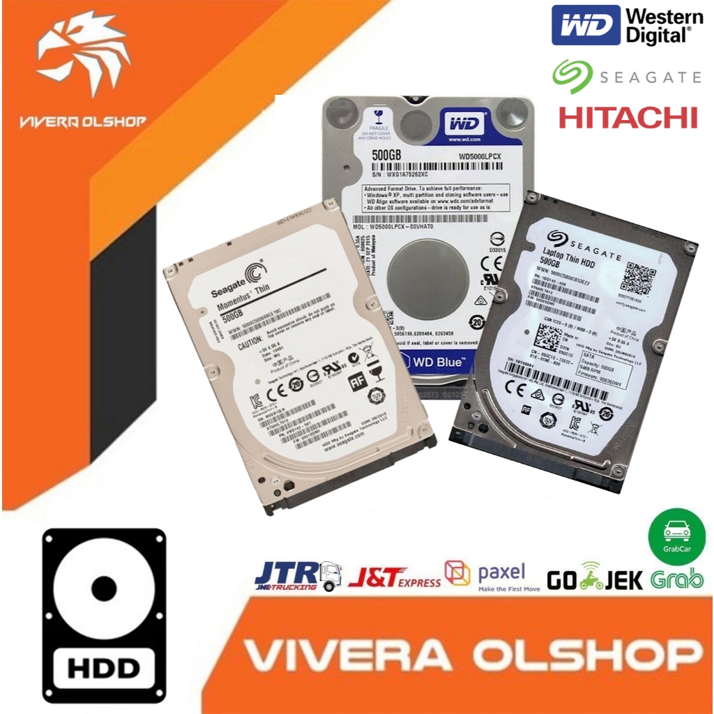 HDD NOTEBOOK 500GB 2.5 - HDD LAPTOP 500GB - HDD LAPTOP 1TB - HDD LAPTOP 320GB - HDD LAPTOP 160GB - H