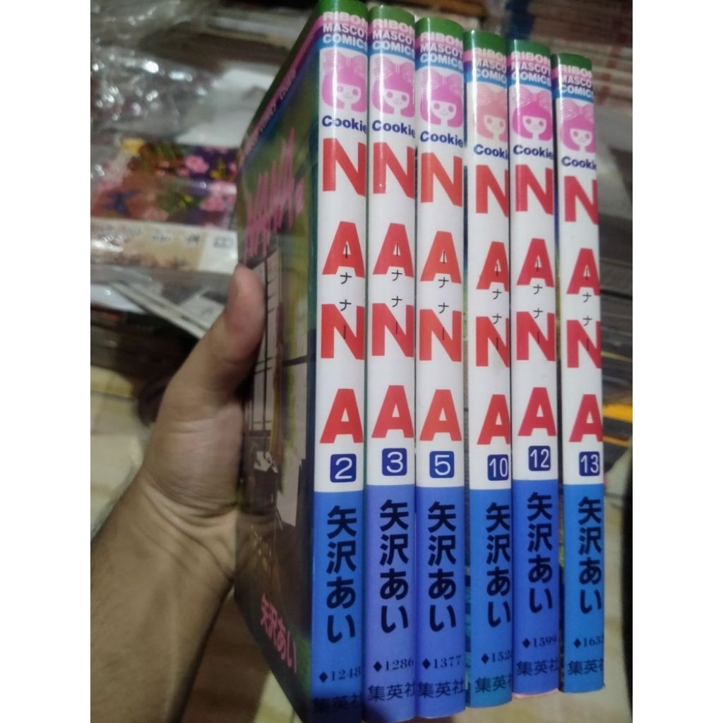 การ์ตูนมังงะนําเข้า Nana โดย Ai Yazawa ต้นฉบับนําเข้าญี่ปุ่น