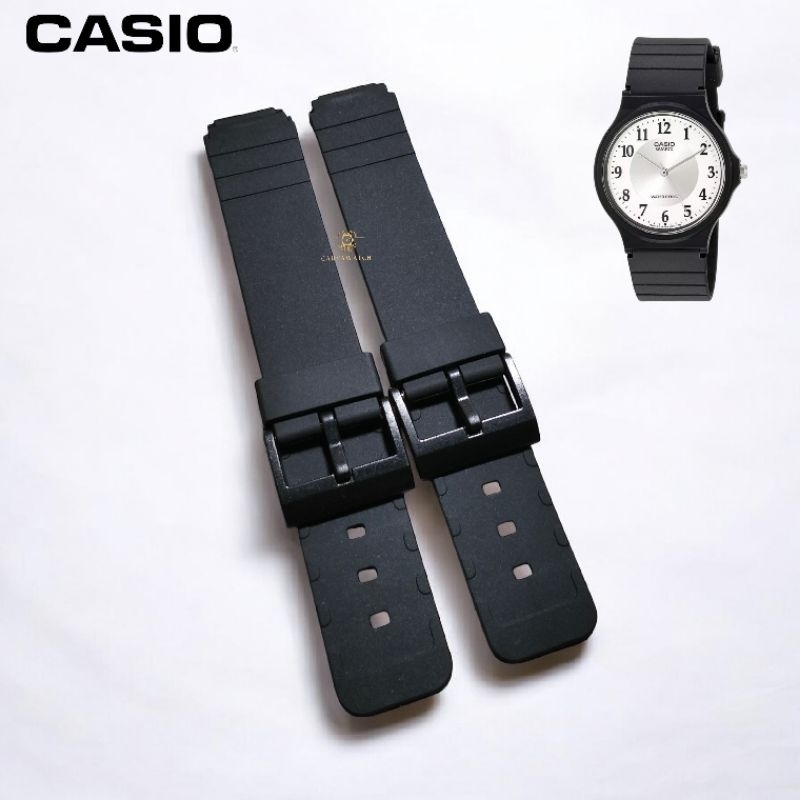 Casio MQ-24 MQ-24-1E สายนาฬิกา Casio MQ24 สายนาฬิกายาง