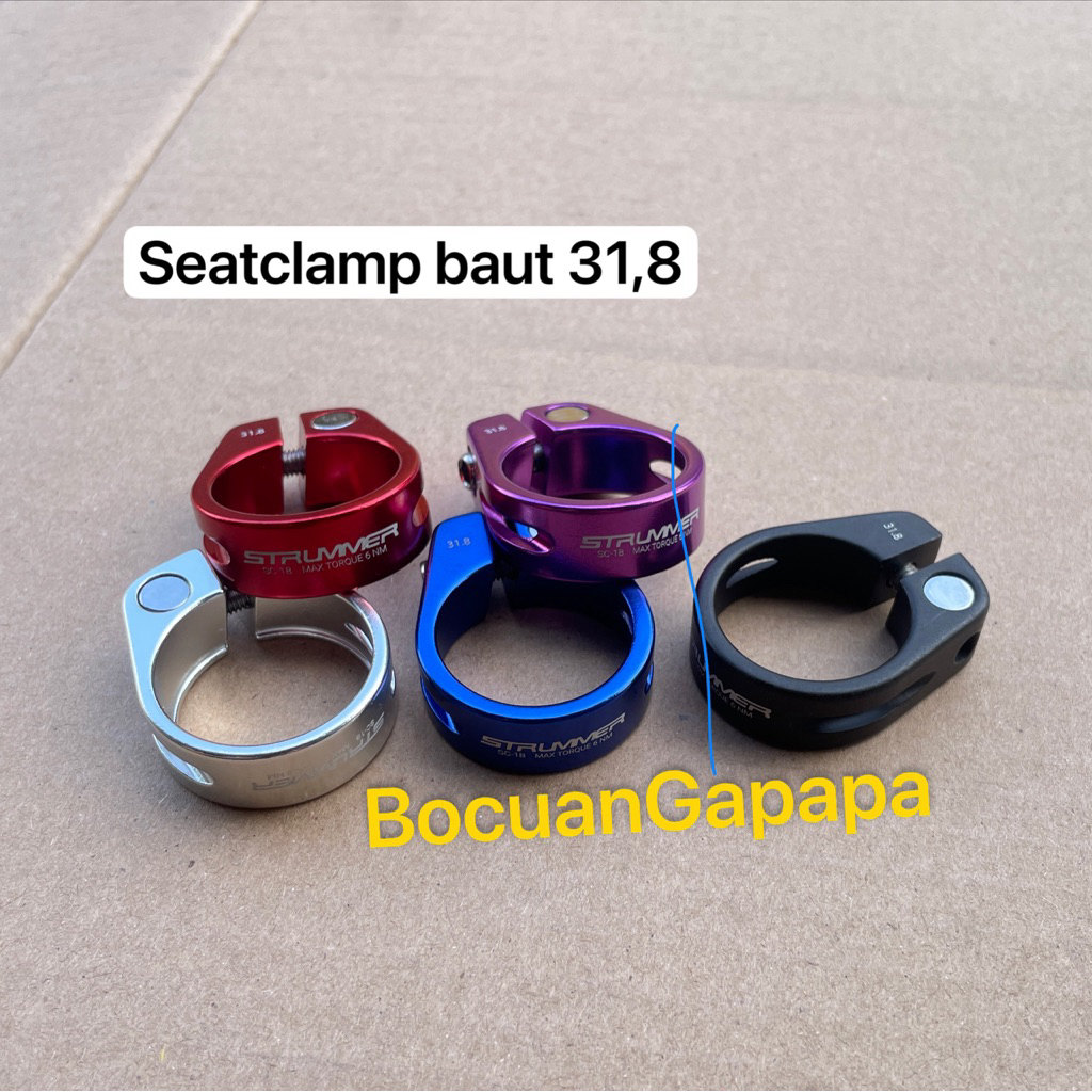 Seatclamp Bolt 31.8 Bolt สําหรับเสาที่นั่ง 27.2 28.6 Strummer