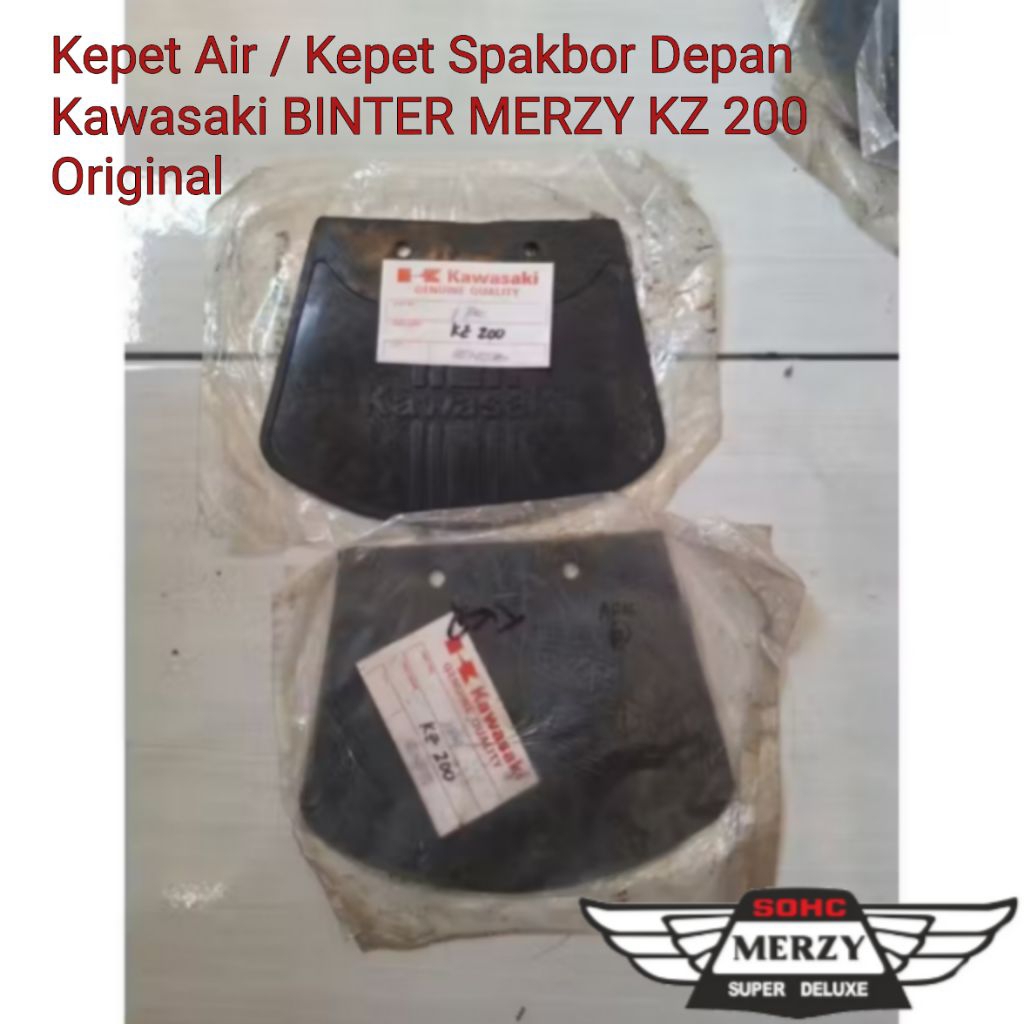 Kepet Air Kepet บังโคลนหน้า Kawasaki Binter Merzy KZ 200 ยางกันโคลน Binter Mercy KZ200