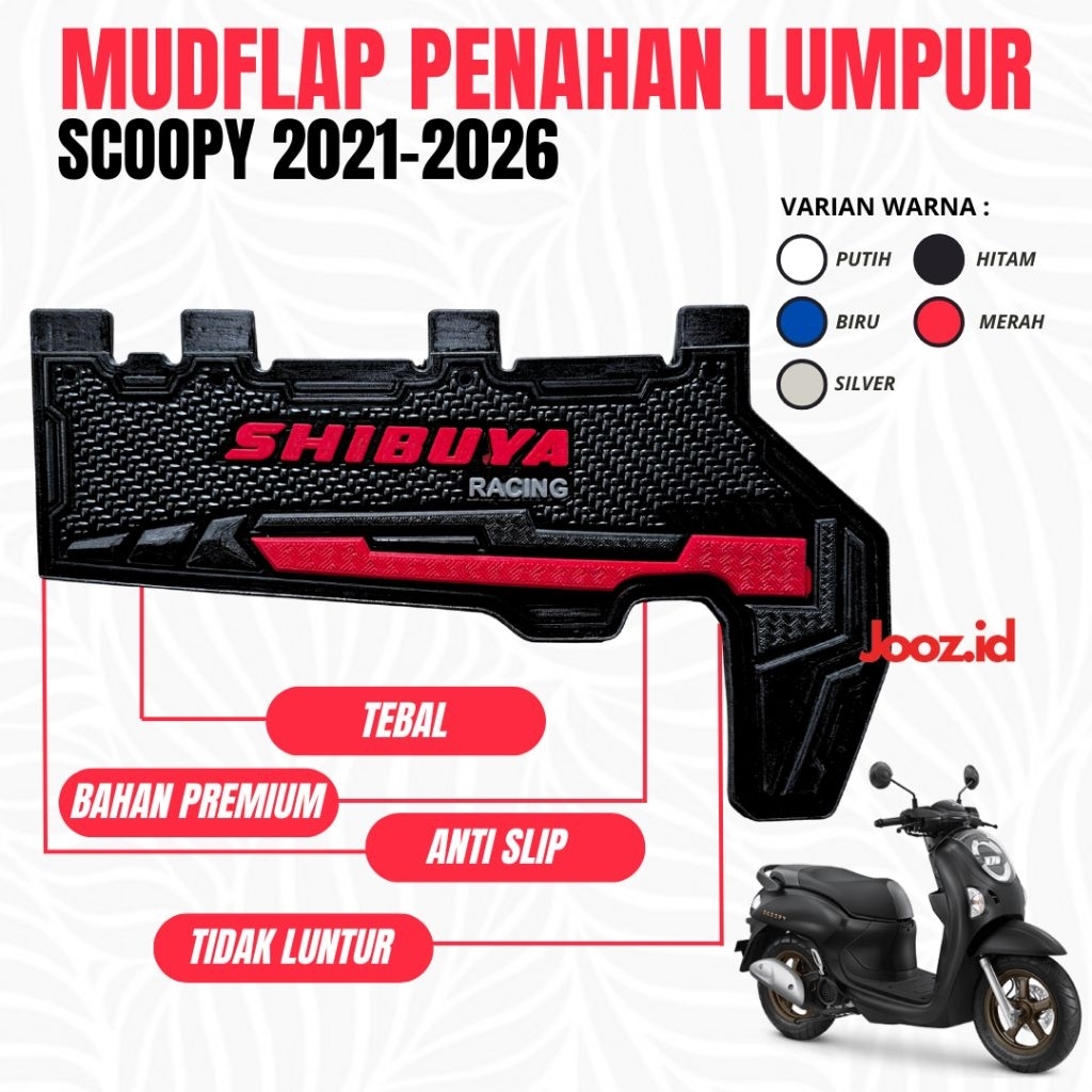 Mudflap NEW Scoopy (2021-2026) Scoopy NEW Premium Mudguard
