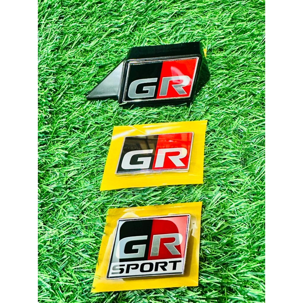 GR grill logo Emblem GR sport toyota โลโก้ท้ายรถเดิม