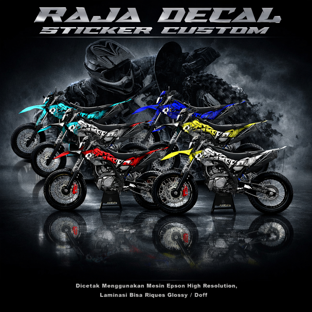 Yamaha WR 155 Fullbody Decal Sticker_Yamaha WR 155 Full Body Decal Sticker Custom Racing Graffiti De
