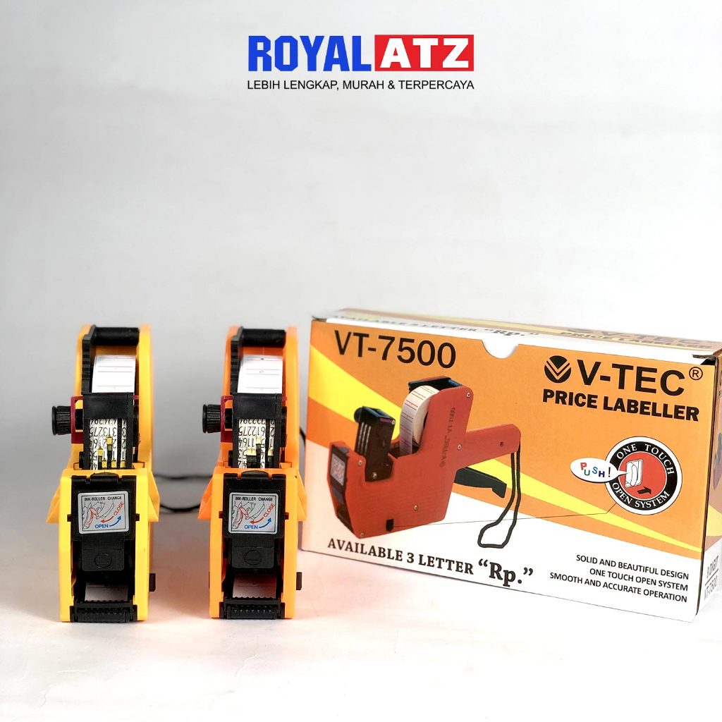 MESIN V-TEC VT7500 VT8500 เครื่องติดฉลากราคา (8 หลัก + 3 ตัวอักษร