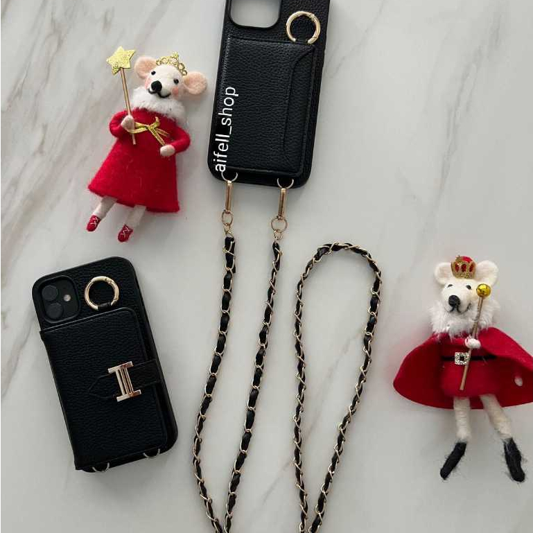 สายโซ่กระเป๋าสตางค์สําหรับIphone 7 8 7+ 8+ SE X Xr Xs 11 12 13 14 15 16 17 Pro Max Samsung A15 A25 A