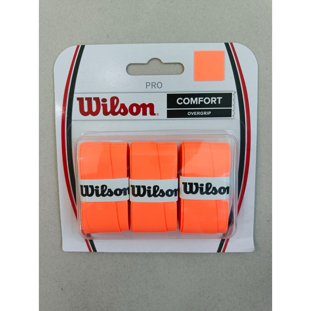 ไม้เทนนิส Wilson Comfort ovegrip ด้ามจับไม้เทนนิส Wilson Original ต่อแพ็ค