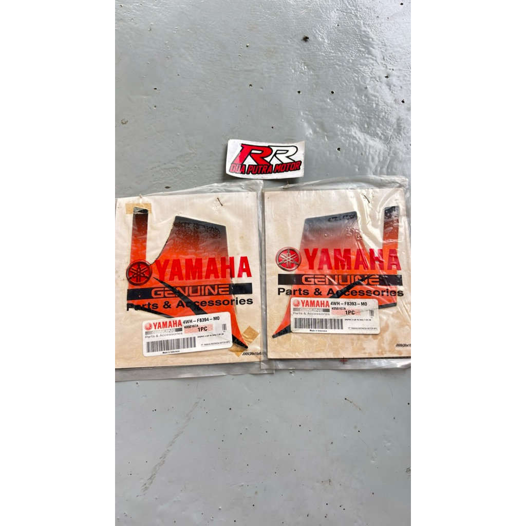 Original yamaha f1zr f1z r orange Black Inner Wing Striping 2005 sporty 4wh