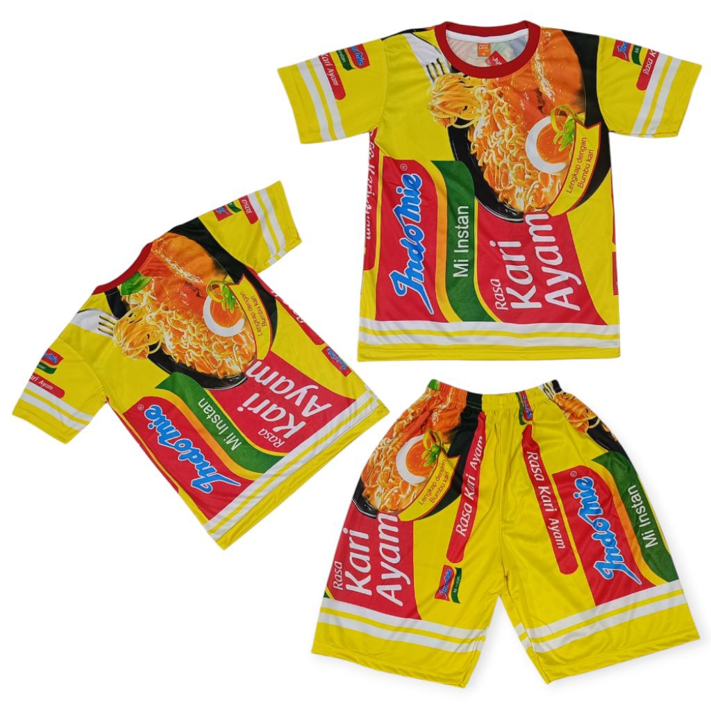ชุดเสื้อผ้าเด็กภาพ Indomie CHICKEN CURRY
