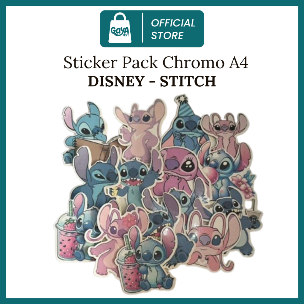 Disney Series Chrono Stitch Stickers for Journal Book Stickers, HP Laptop Tumbler Casing