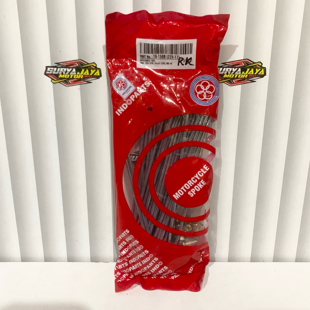 Spokes 10-9B (225-17) Alfa Force 1 Motorcycle Spoke INDOPARTS