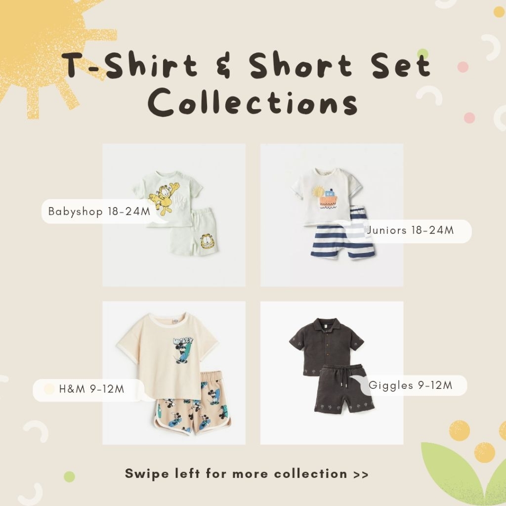 Mix Brand Baby & Boys Clothes & Celpen Set Size 6M-5Y