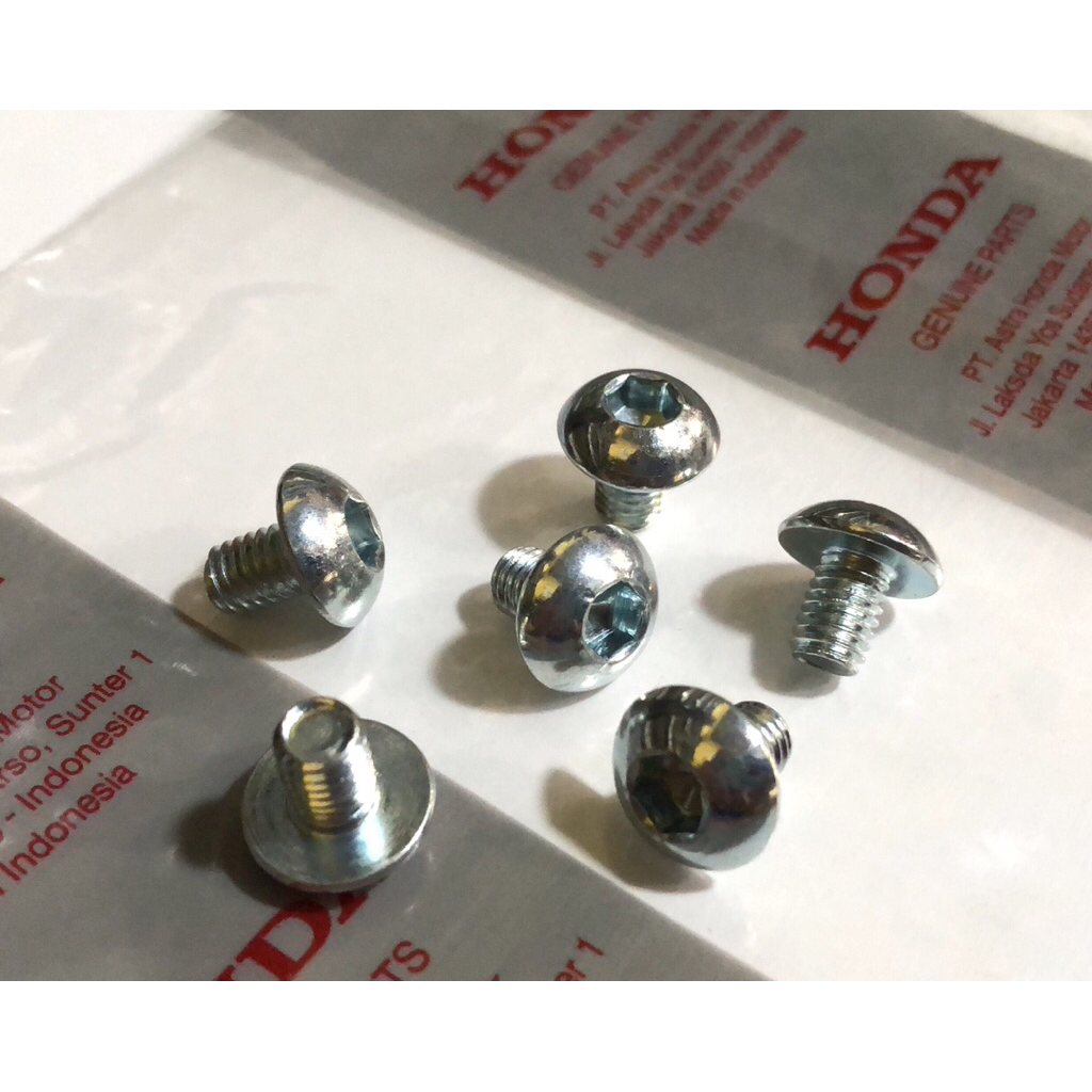 BOLT SPECIAL M6 8 mm 90107-K84-9002 BOLT 10 L 5 0.8CM COVER BODY TANK HONDA CRF 150 ORIGINAL Boltsho