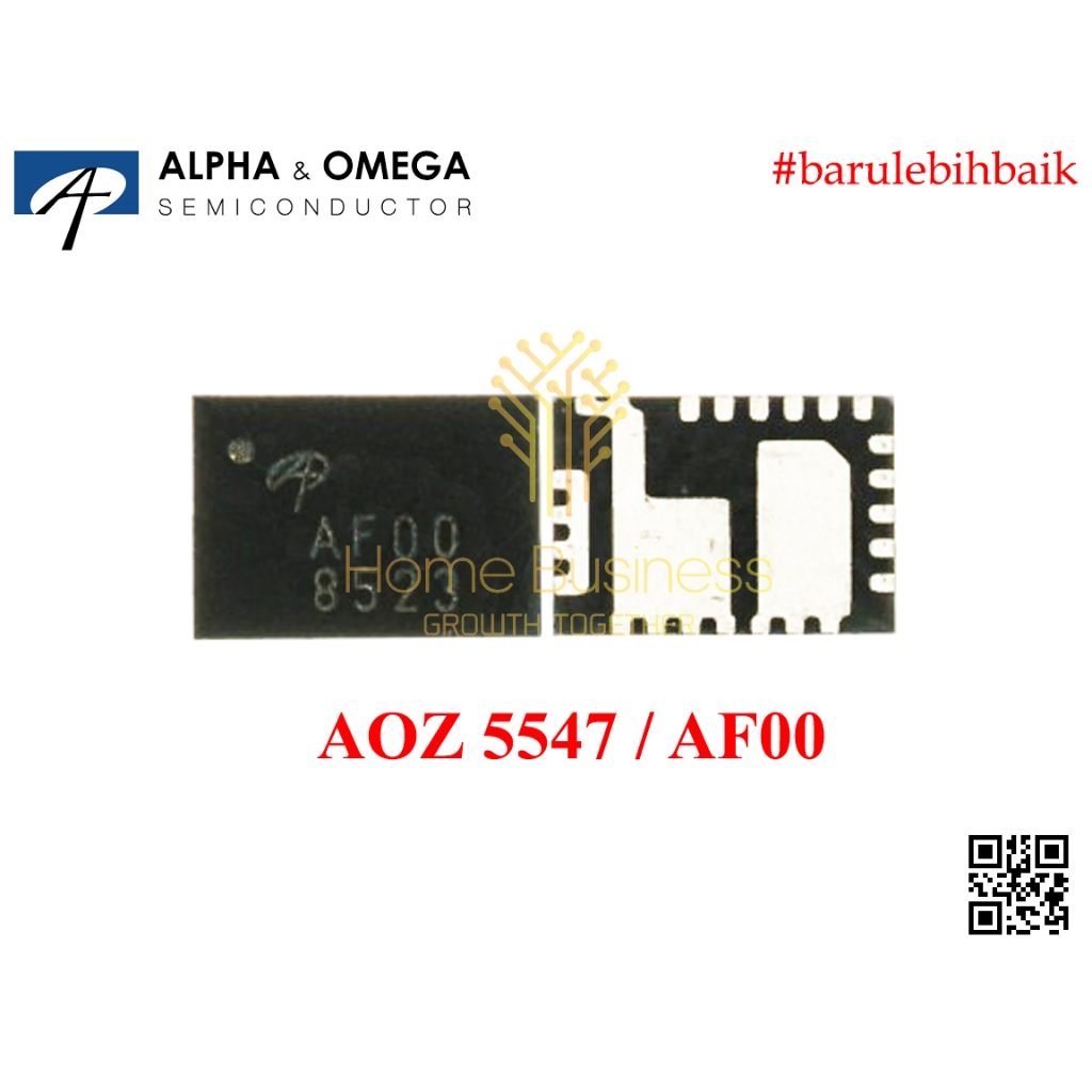 IC Power AOZ5547QI AOZ5547 QI AOZ 5547QI AOZ 5547 QI / AF00 AFOO DrMOS 35A ชิปเซ็ตเดิม VGA แล็ปท็อป