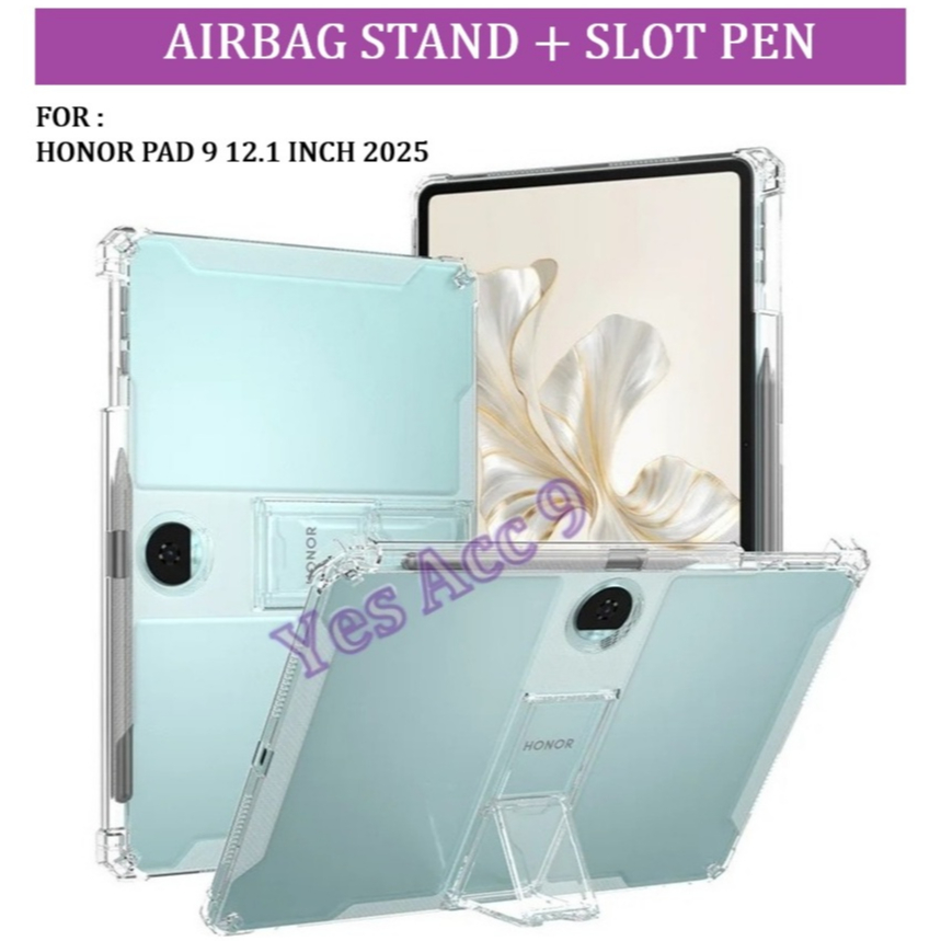 HONOR PAD 9 12.1 นิ้วเคสป้องกันการแตกขาตั้งซิลิโคน HONOR PAD 9 ฝาครอบใส