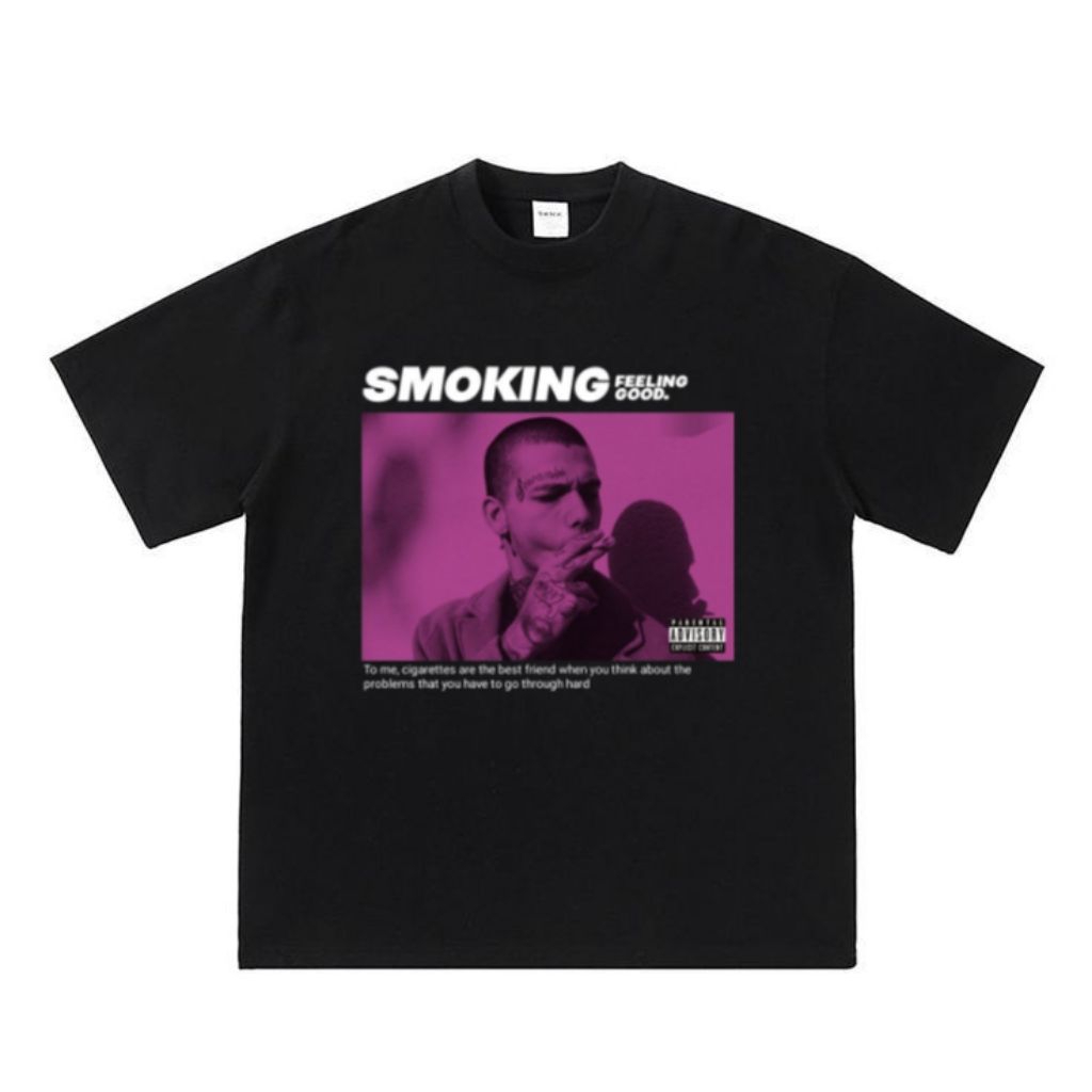 เสื้อยืด SMOKING FEELING GOOD - PARENTAL ADVISORY