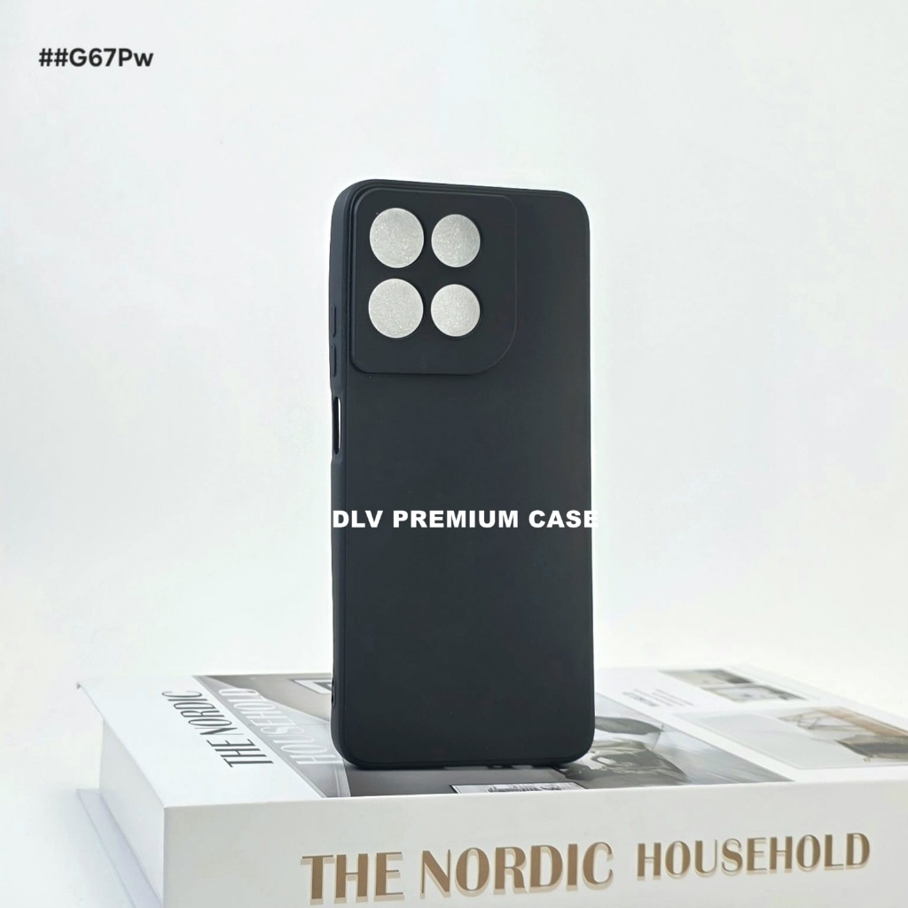 MOTO G57 POWER MOTO G67 POWER MACAROON BLACK PREMIUM SOFT CASE สีดํา MOTO G57 POWER MOTO G67 POWER M