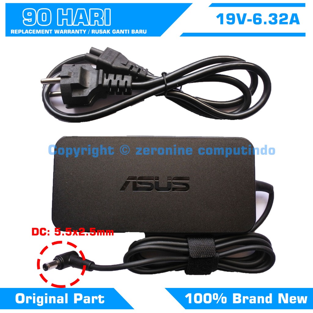 Asus ROG GL552 GL552J GL552V GL552VX GL553V 120W 5.5 อะแดปเตอร์ชาร์จ