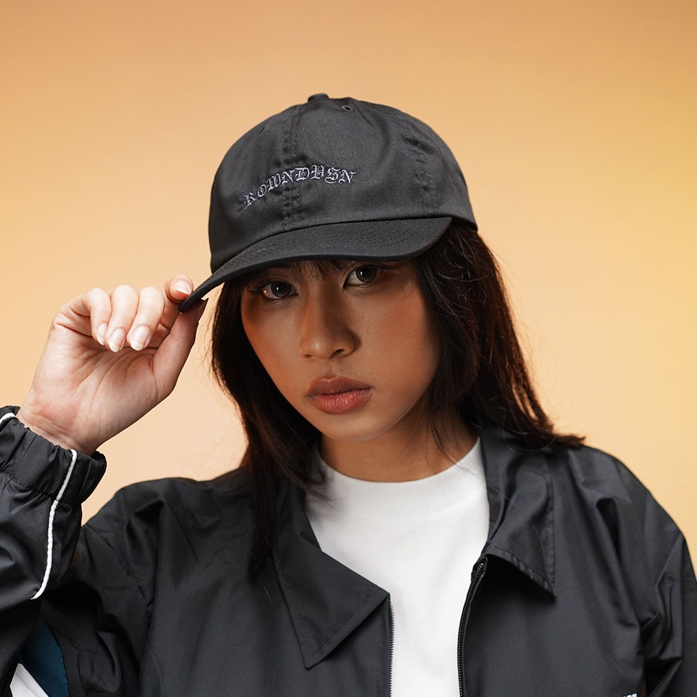 Rown Division Stockroom Polocaps - Rowndvsn Capra หมวกสีดํา