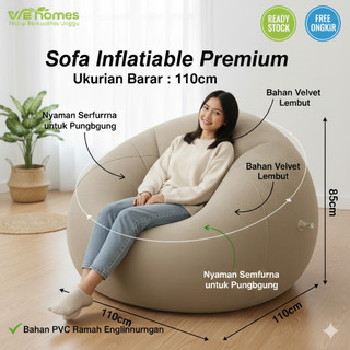Bean Bag portabel Sofa Santai Angin Waterproof Bean Bag Dewasa Single Sofa Minimalis Sofa Millenial