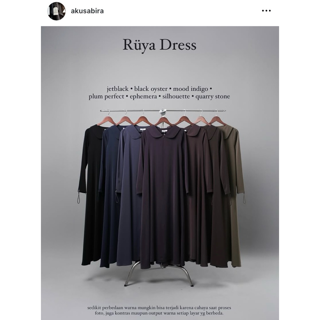 AKISABIRA REYA DRESS KHIMAR BANDANA