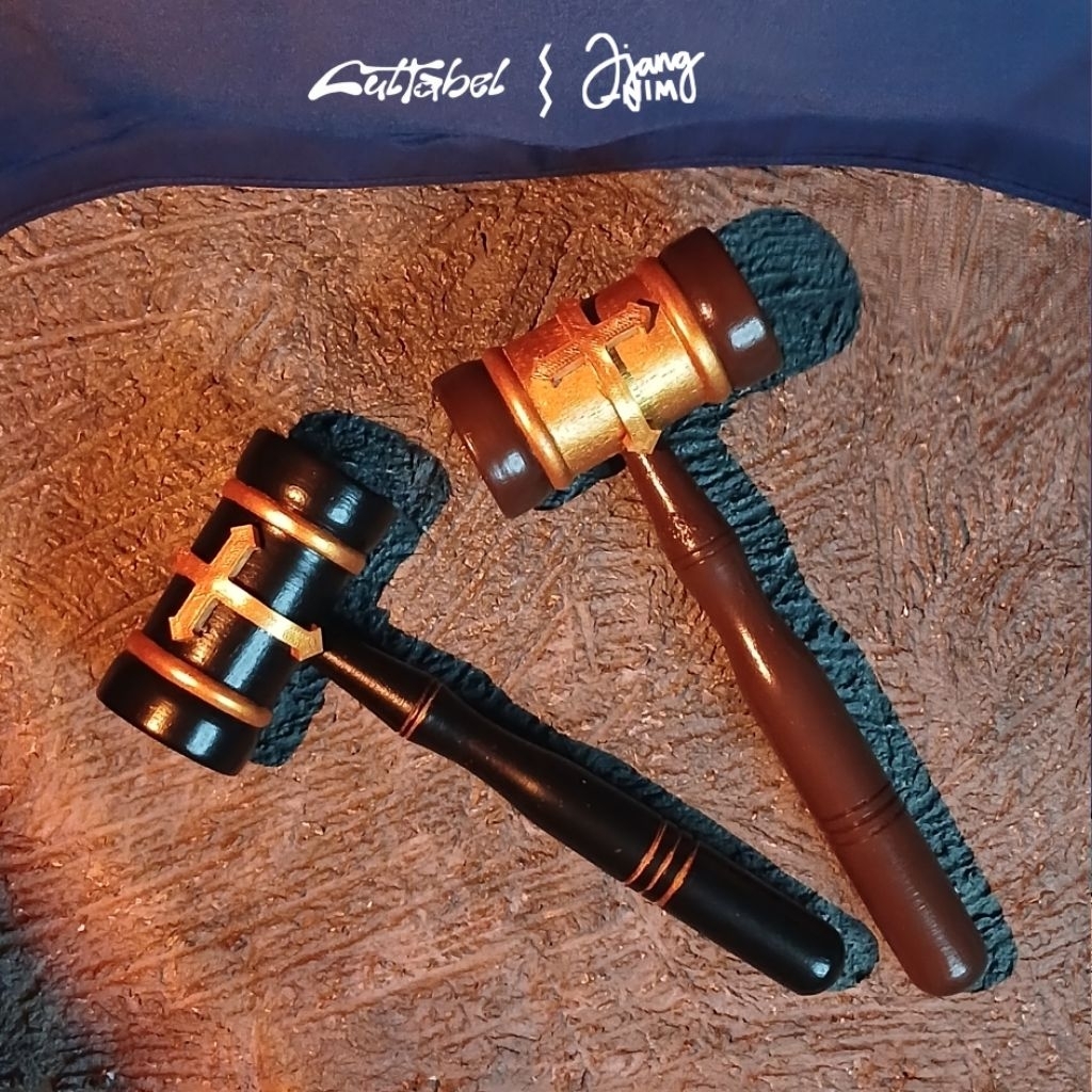 - UPGRADED! - [ JJANG-PROPS] Higuruma Hiromi Gravel Palu Judges คอสเพลย์ Jujutsu Kaisen JJK